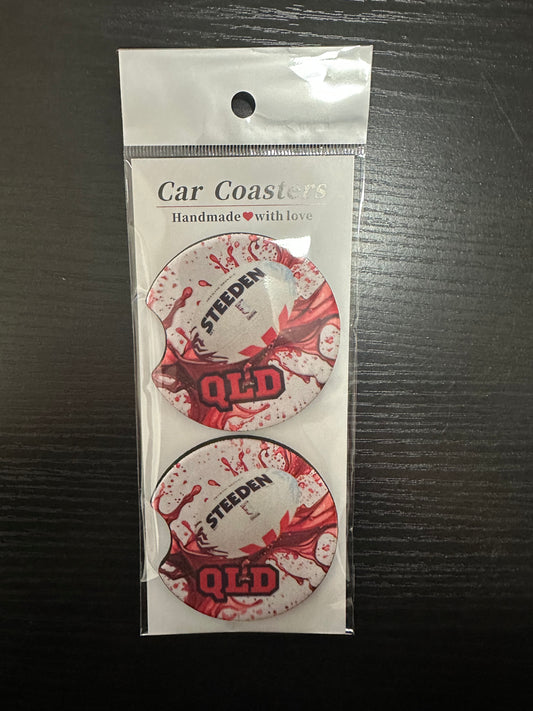 Qld car coasters